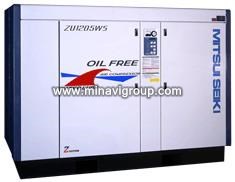 Máy nén khí trục vít không dầu Mitsuiseiki