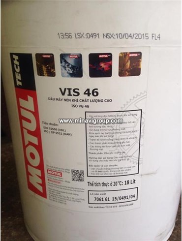 Click để xem hình đầy đủ Dầu máy nén khí Motul